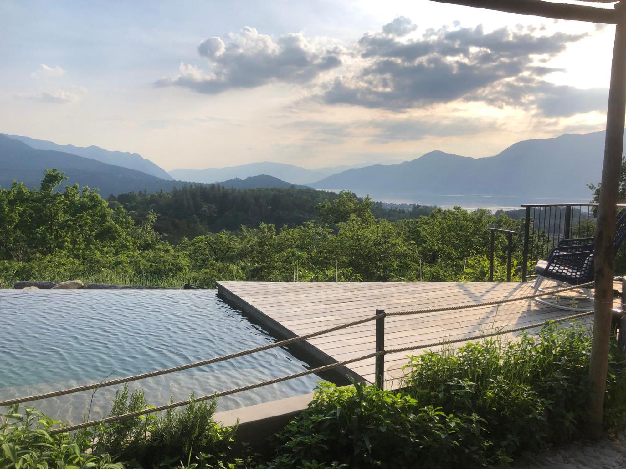 Agriturismo Voeuja Lago Maggiore Луино Экстерьер фото